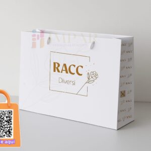 Sacola de Papel Personalizada Para Loja + Adesivos Grátis , sacola tamanho média grande para loja de roupa