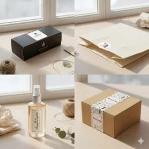 Adesivo personalizado para embalagem POR FOLHA