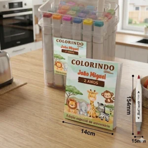 kit colorir personalizado, Lembrancinha em Barra do Garças