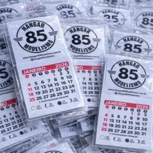 mini calendário personalizado 2027