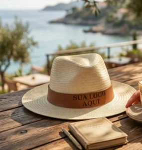 chapeu panama personalizado para brinde